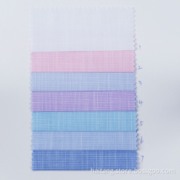 Check Cotton fabric Microfiber Dobby Fabric Business Fabric